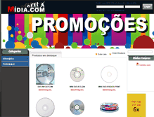 Tablet Screenshot of lojamidia.com.br